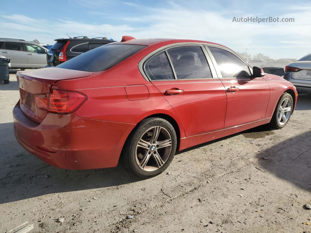 2014 Bmw 328 I Red vin: WBA3A5C5XEF605398