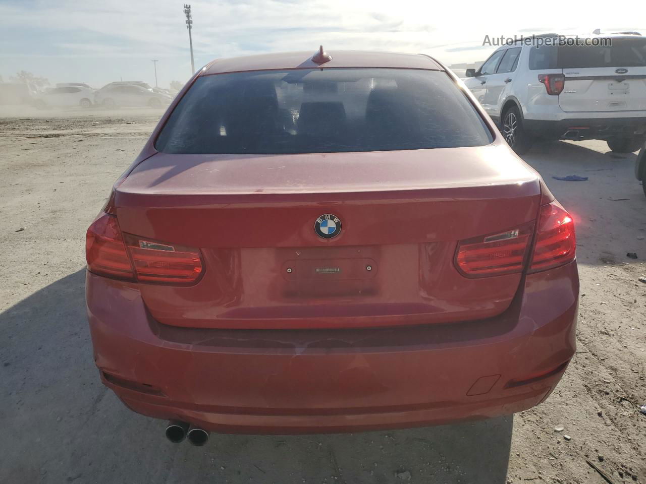 2014 Bmw 328 I Red vin: WBA3A5C5XEF605398