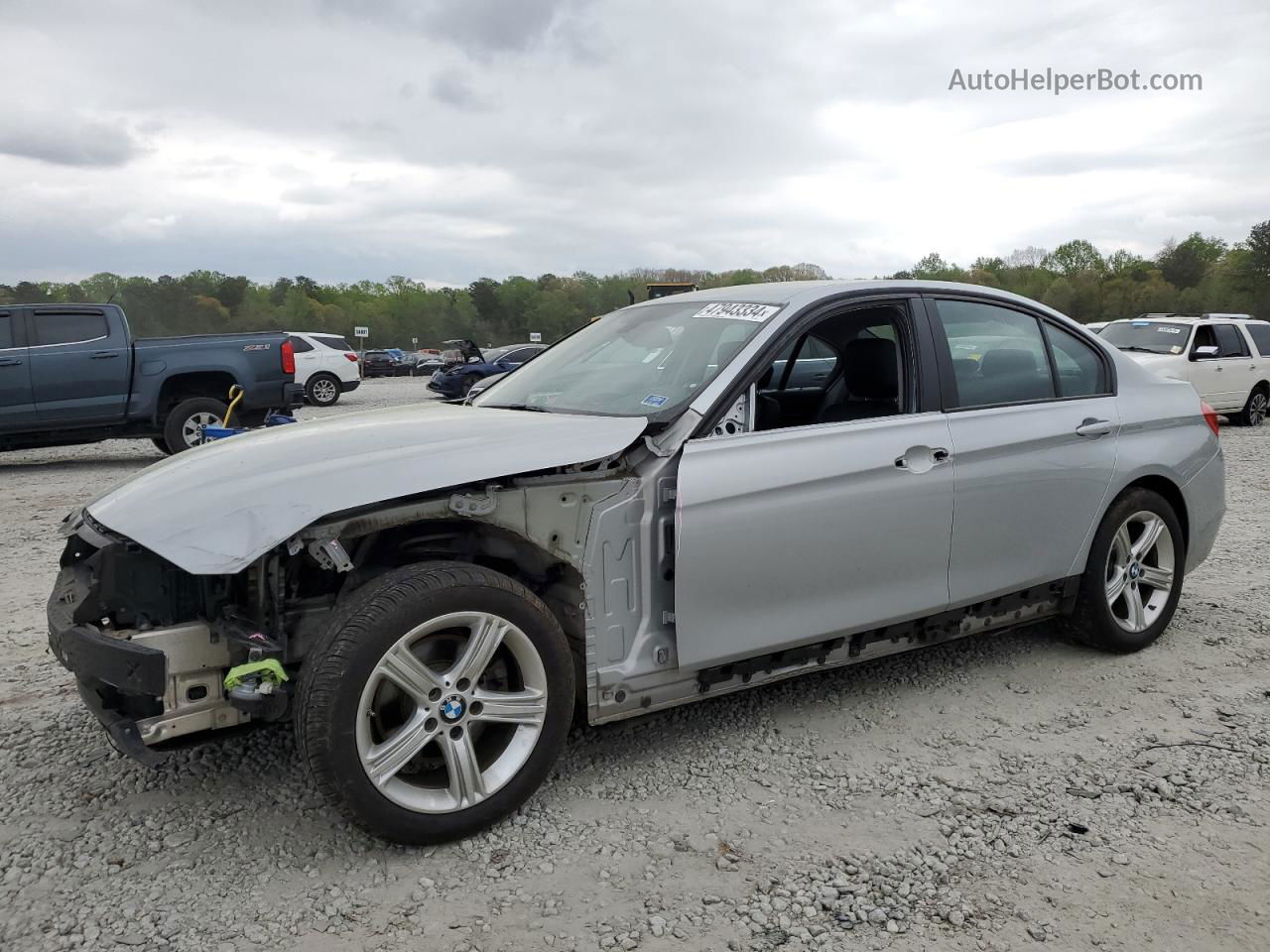 2014 Bmw 328 I Серебряный vin: WBA3A5C5XEJ464488