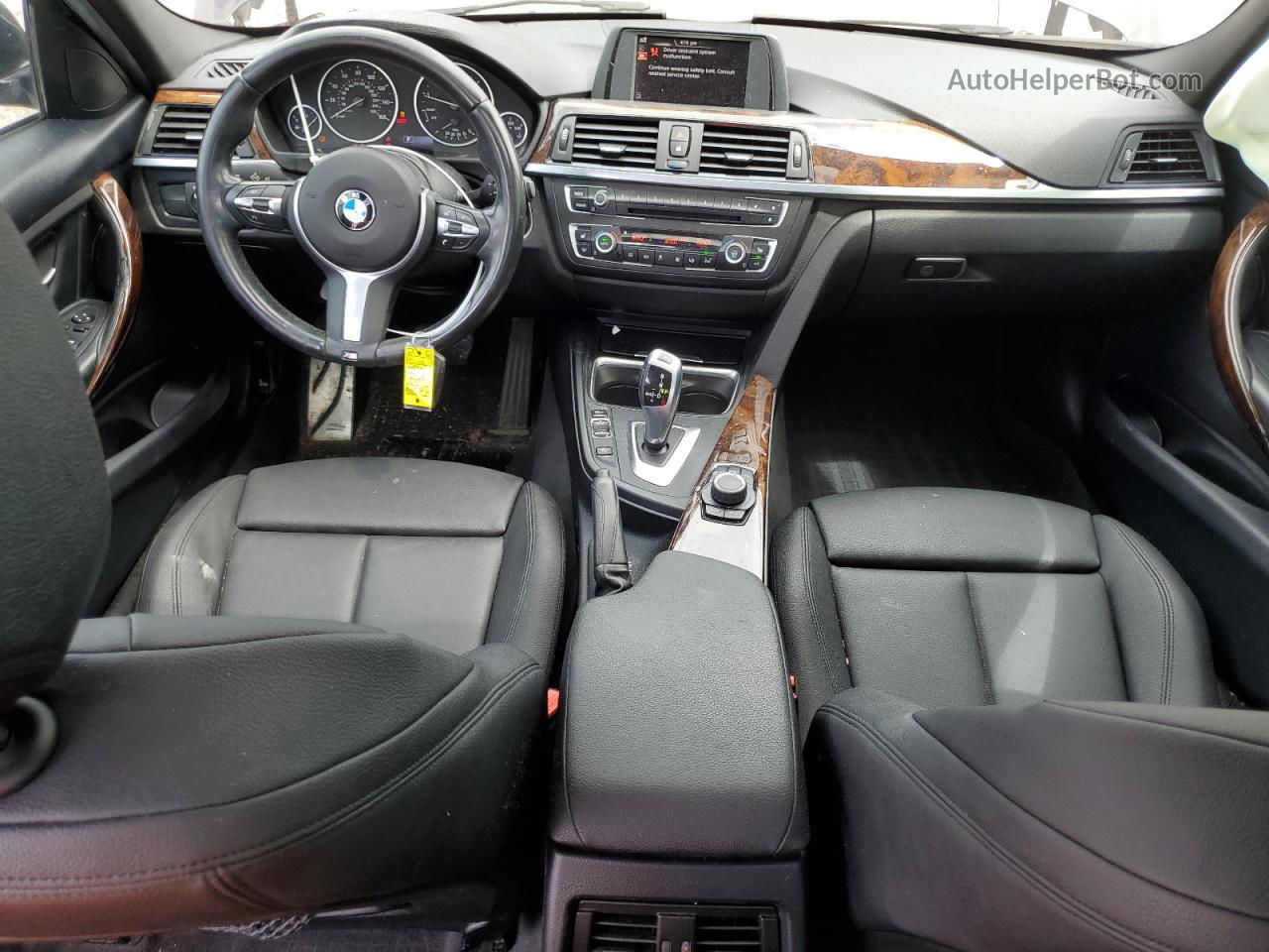 2015 Bmw 328 I Black vin: WBA3A5C5XFF606259