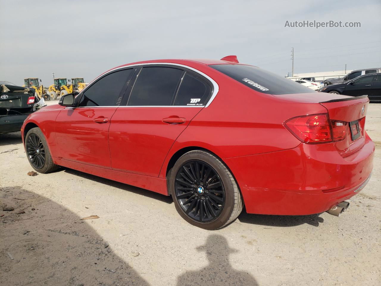 2015 Bmw 328 I Красный vin: WBA3A5C5XFF610084