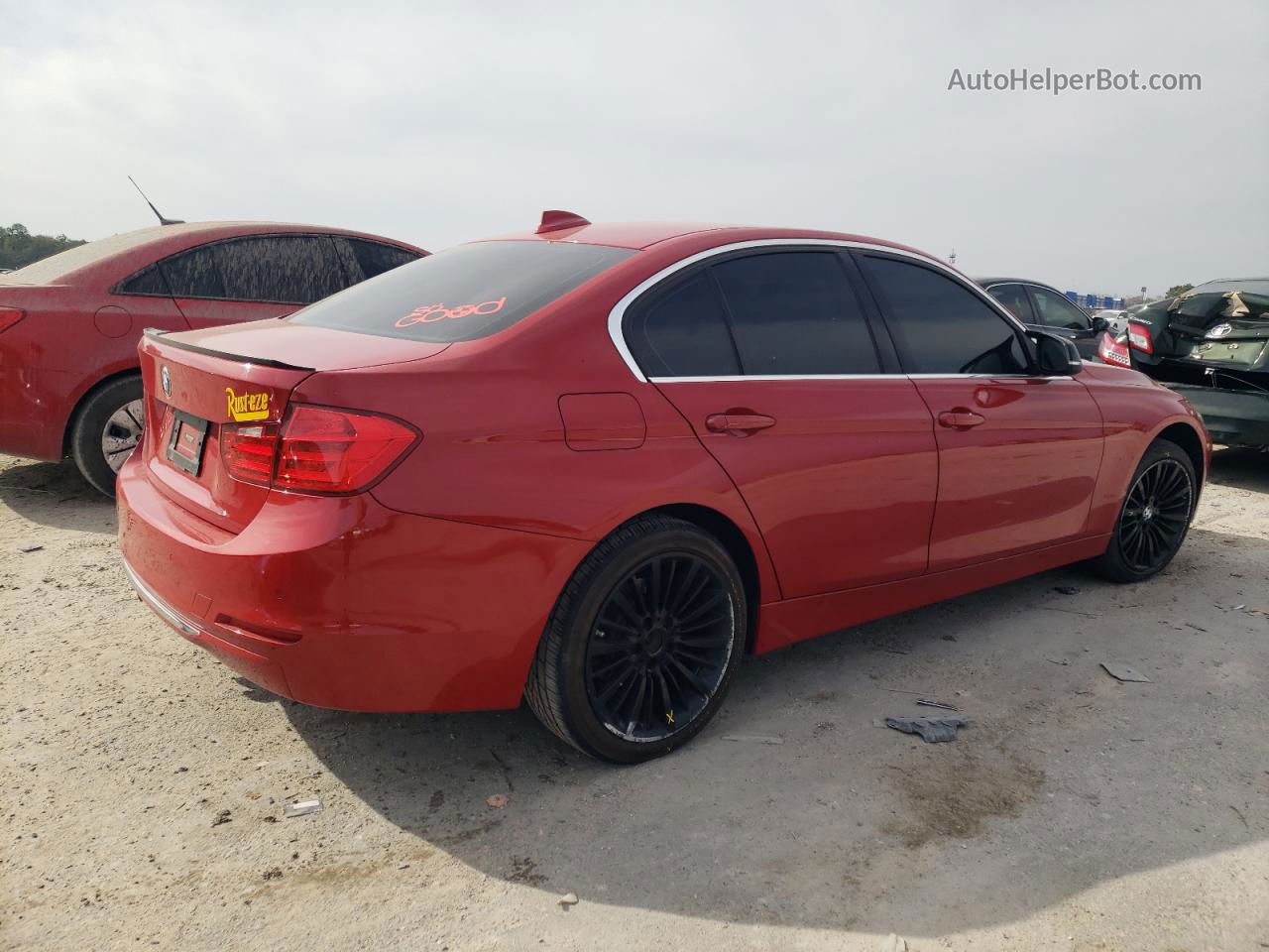 2015 Bmw 328 I Красный vin: WBA3A5C5XFF610084