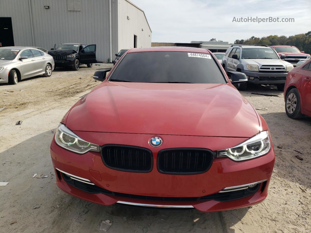 2015 Bmw 328 I Red vin: WBA3A5C5XFF610084