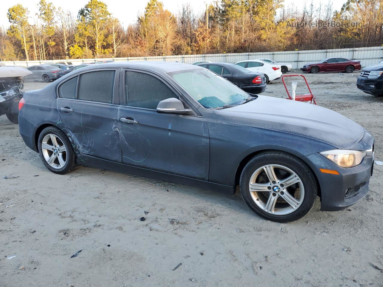 2012 Bmw 328 I Gray vin: WBA3A5G50CNP17611