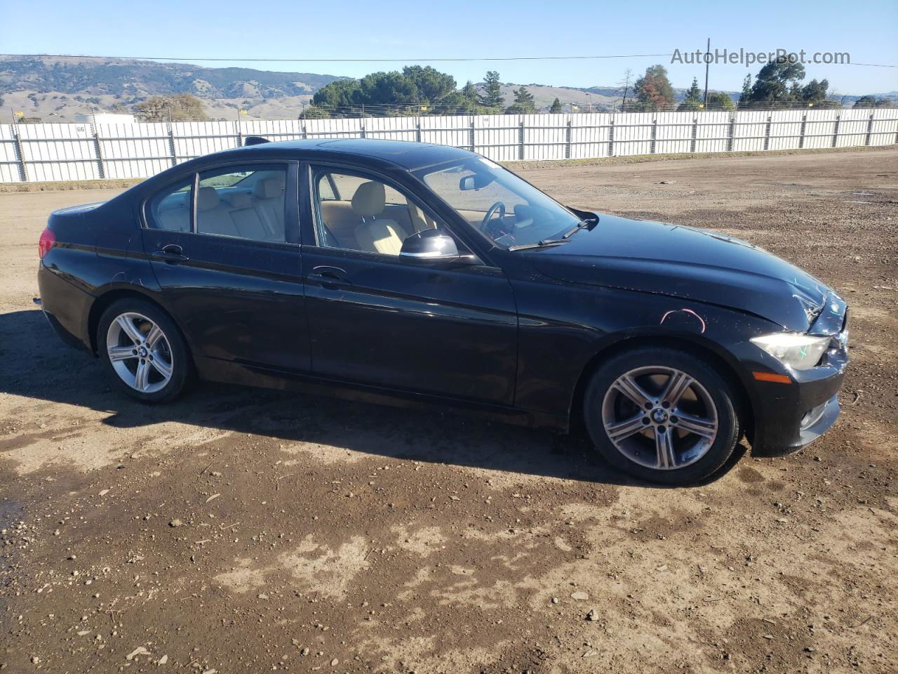 2012 Bmw 328 I Черный vin: WBA3A5G50CNP17740