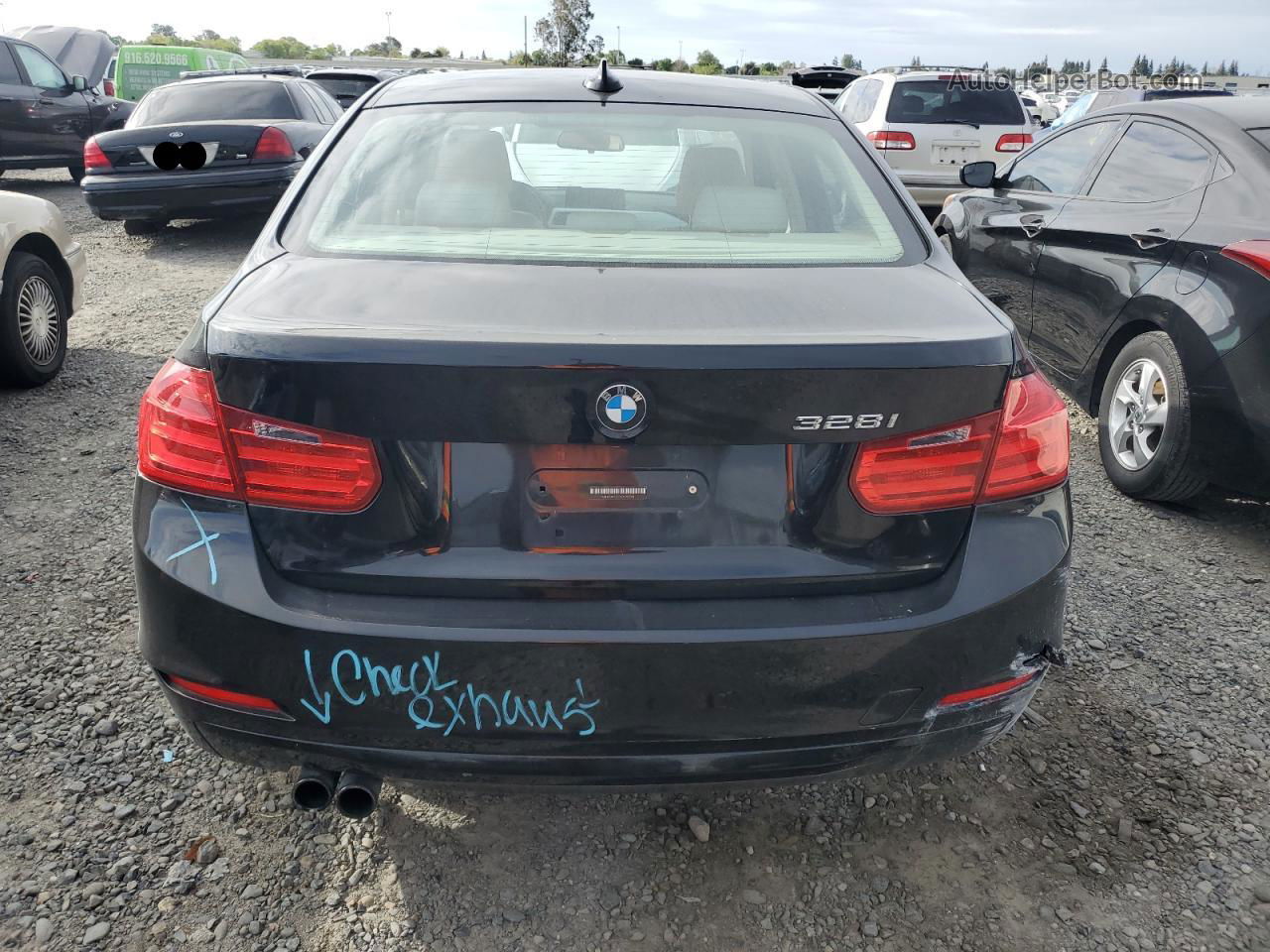 2012 Bmw 328 I Black vin: WBA3A5G50CNP17740