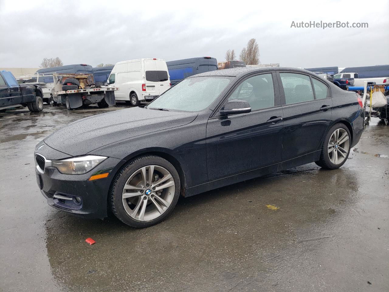 2014 Bmw 328 I Black vin: WBA3A5G50ENP31897