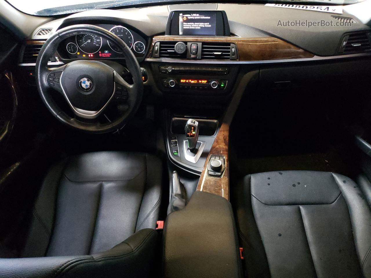 2015 Bmw 328 I Черный vin: WBA3A5G50FNS82397