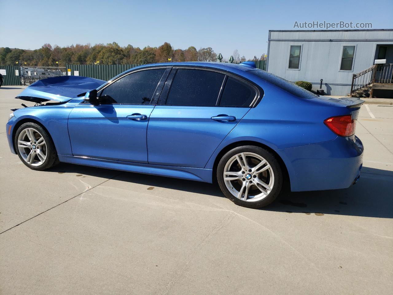 2015 Bmw 328 I Blue vin: WBA3A5G50FNS86093