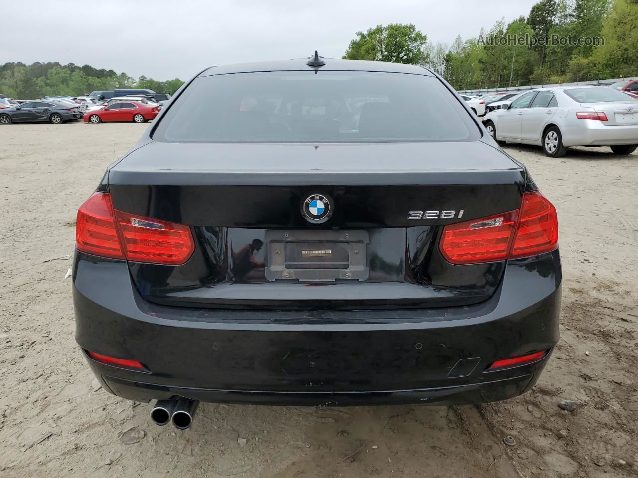 2015 Bmw 328 I Black vin: WBA3A5G50FNS88135