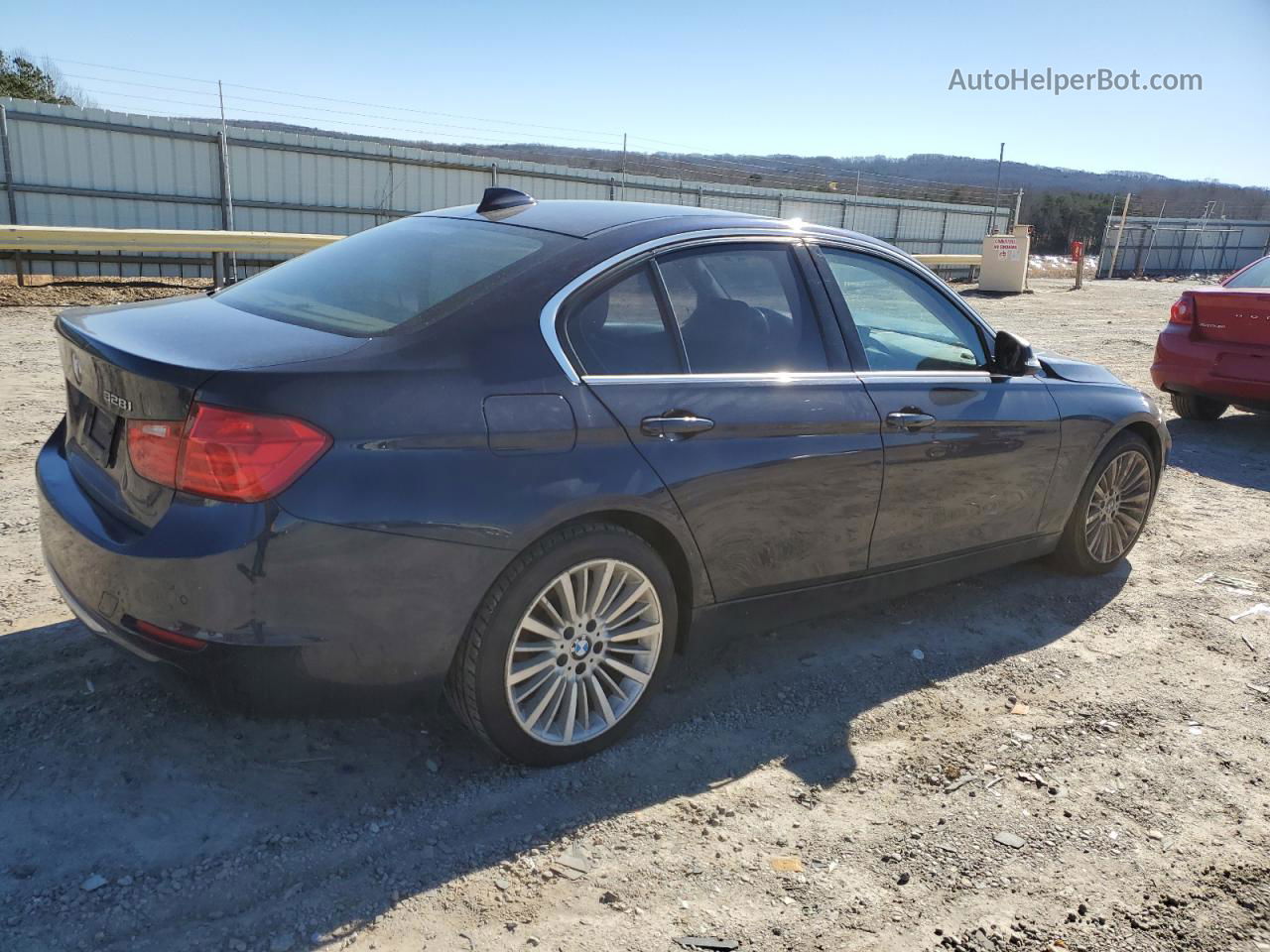 2015 Bmw 328 I Blue vin: WBA3A5G50FNS89351