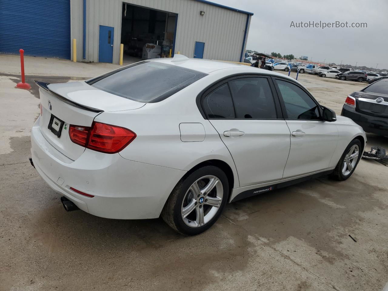 2015 Bmw 328 I White vin: WBA3A5G50FNS90502