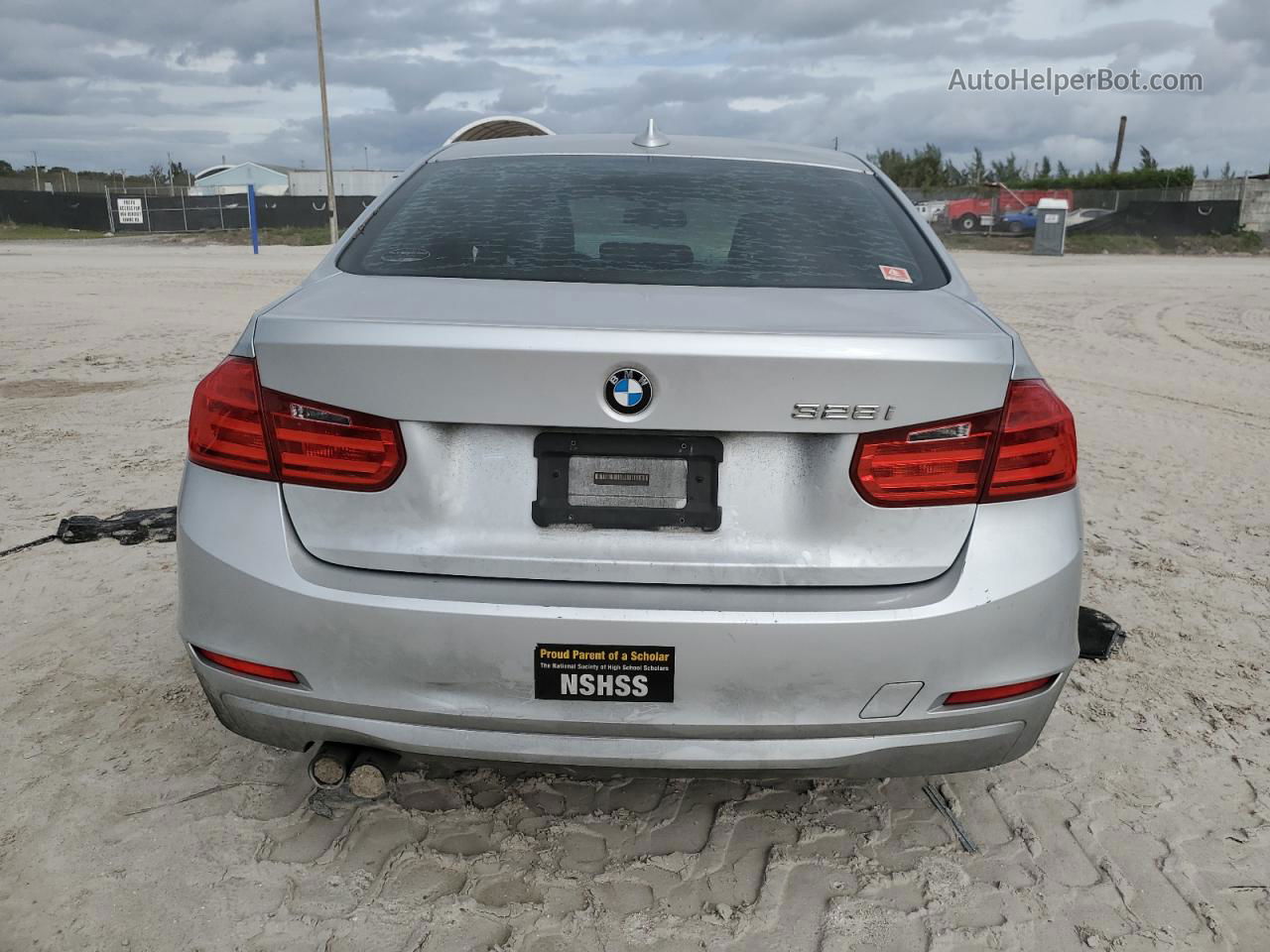 2014 Bmw 328 I Silver vin: WBA3A5G51ENP29186