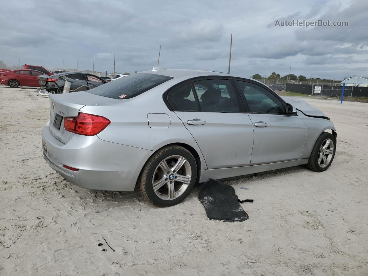 2014 Bmw 328 I Silver vin: WBA3A5G51ENP29186