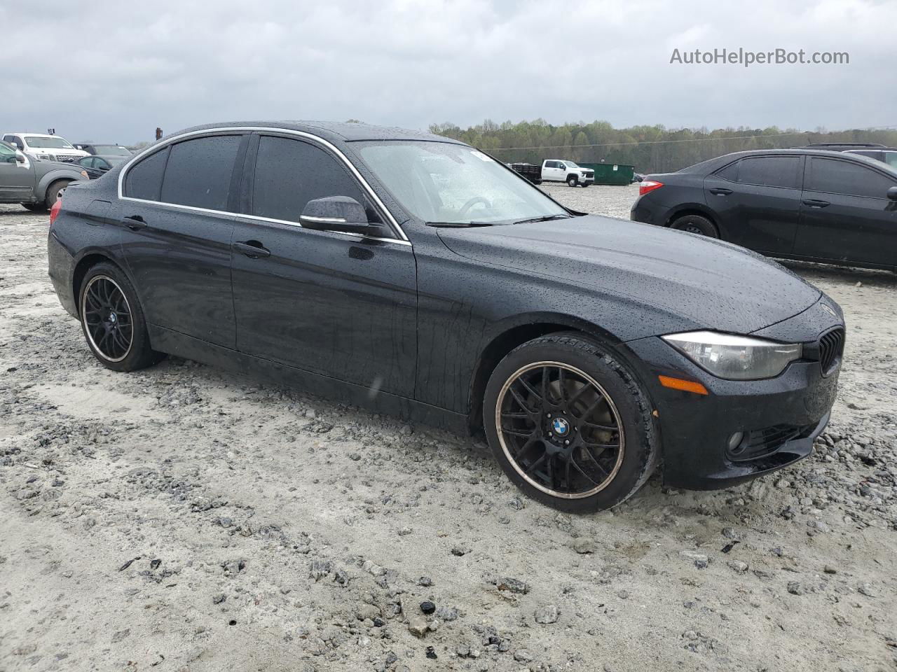 2015 Bmw 328 I Black vin: WBA3A5G51FNS82750