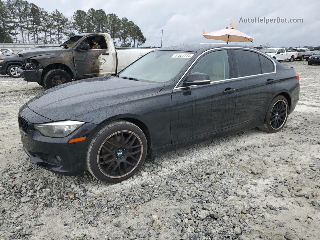 2015 Bmw 328 I Black vin: WBA3A5G51FNS82750