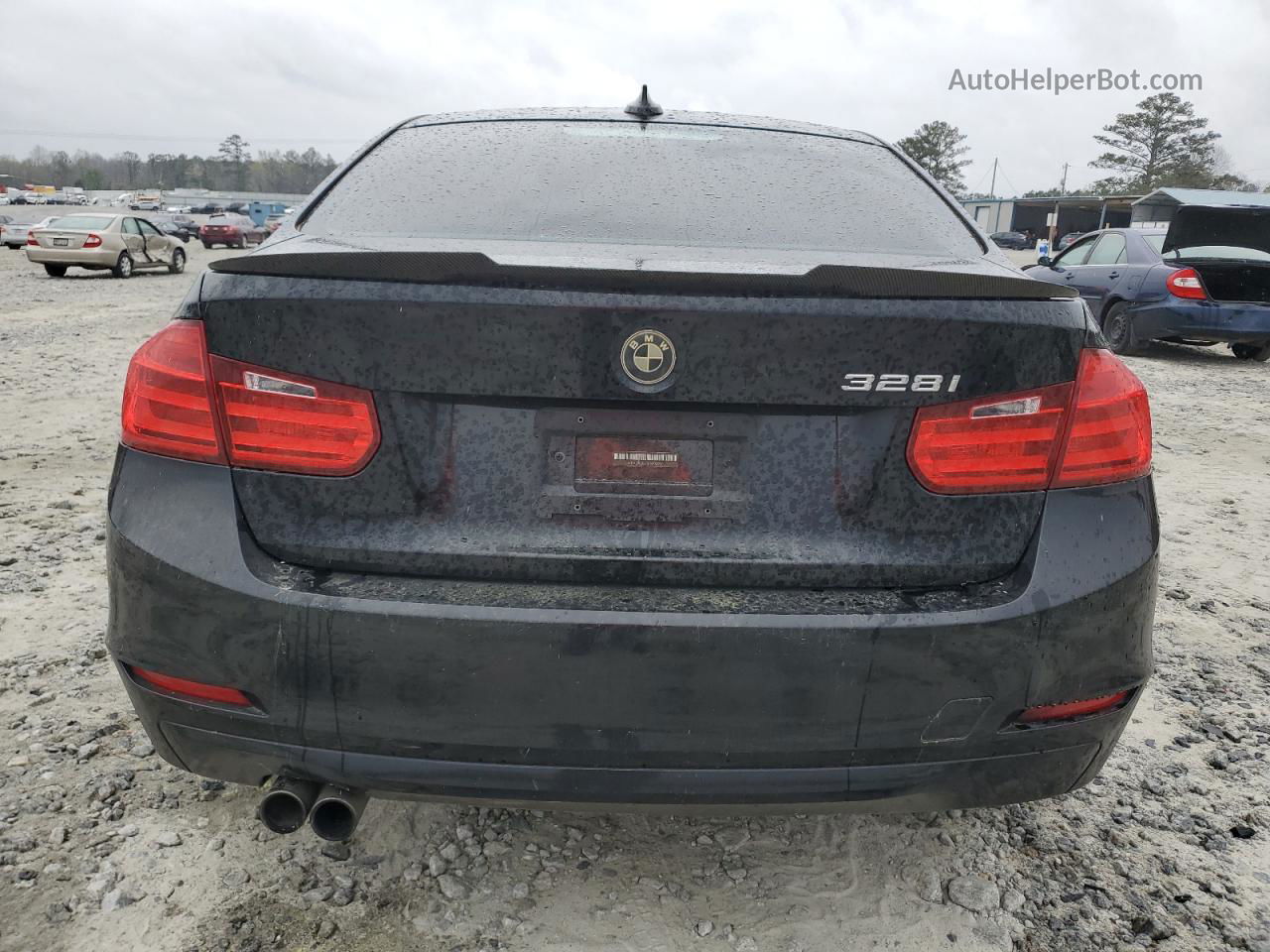 2015 Bmw 328 I Black vin: WBA3A5G51FNS82750