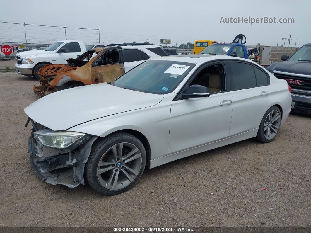 2015 Bmw 328i   Белый vin: WBA3A5G51FNS90198