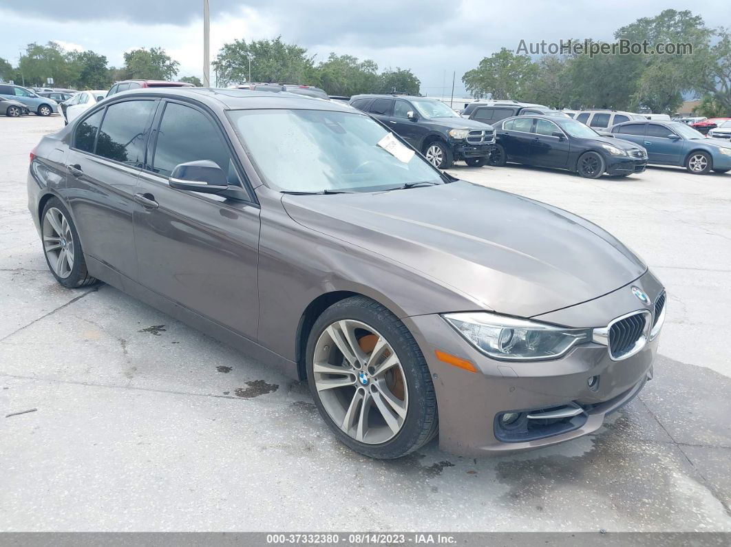 2014 Bmw 328i Желто-коричневый vin: WBA3A5G52ENP31691