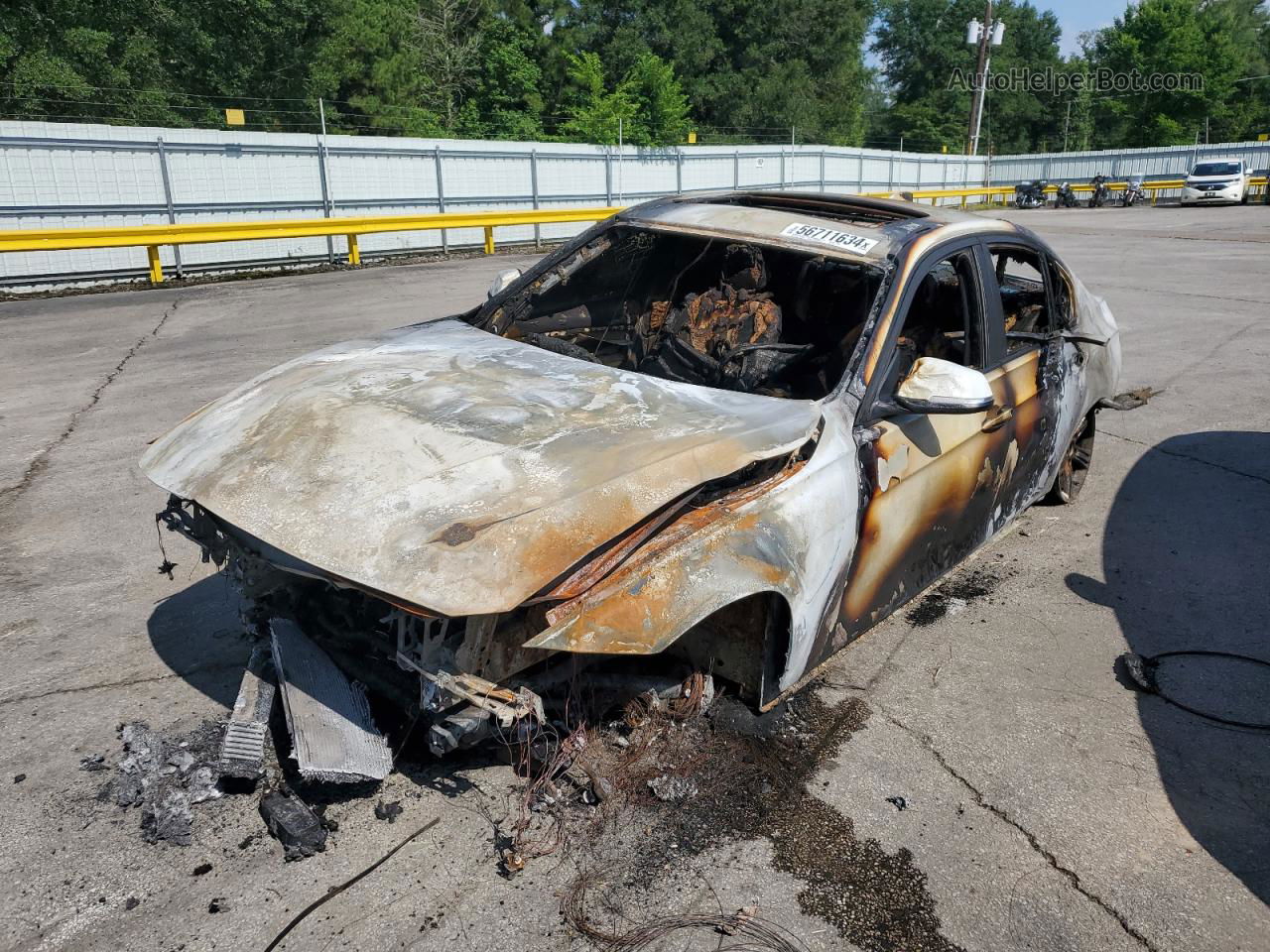 2014 Bmw 328 I Burn vin: WBA3A5G52ENP34039