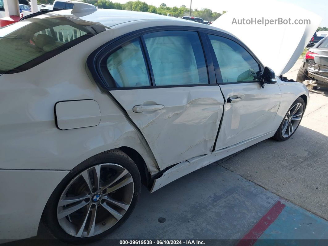 2015 Bmw 328i   White vin: WBA3A5G52FNS85415