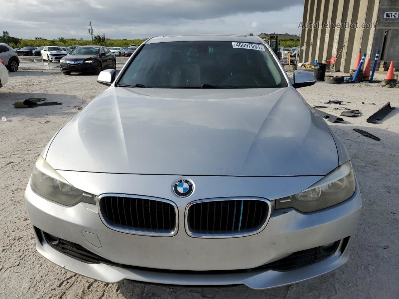 2015 Bmw 328 I Silver vin: WBA3A5G52FNS88041