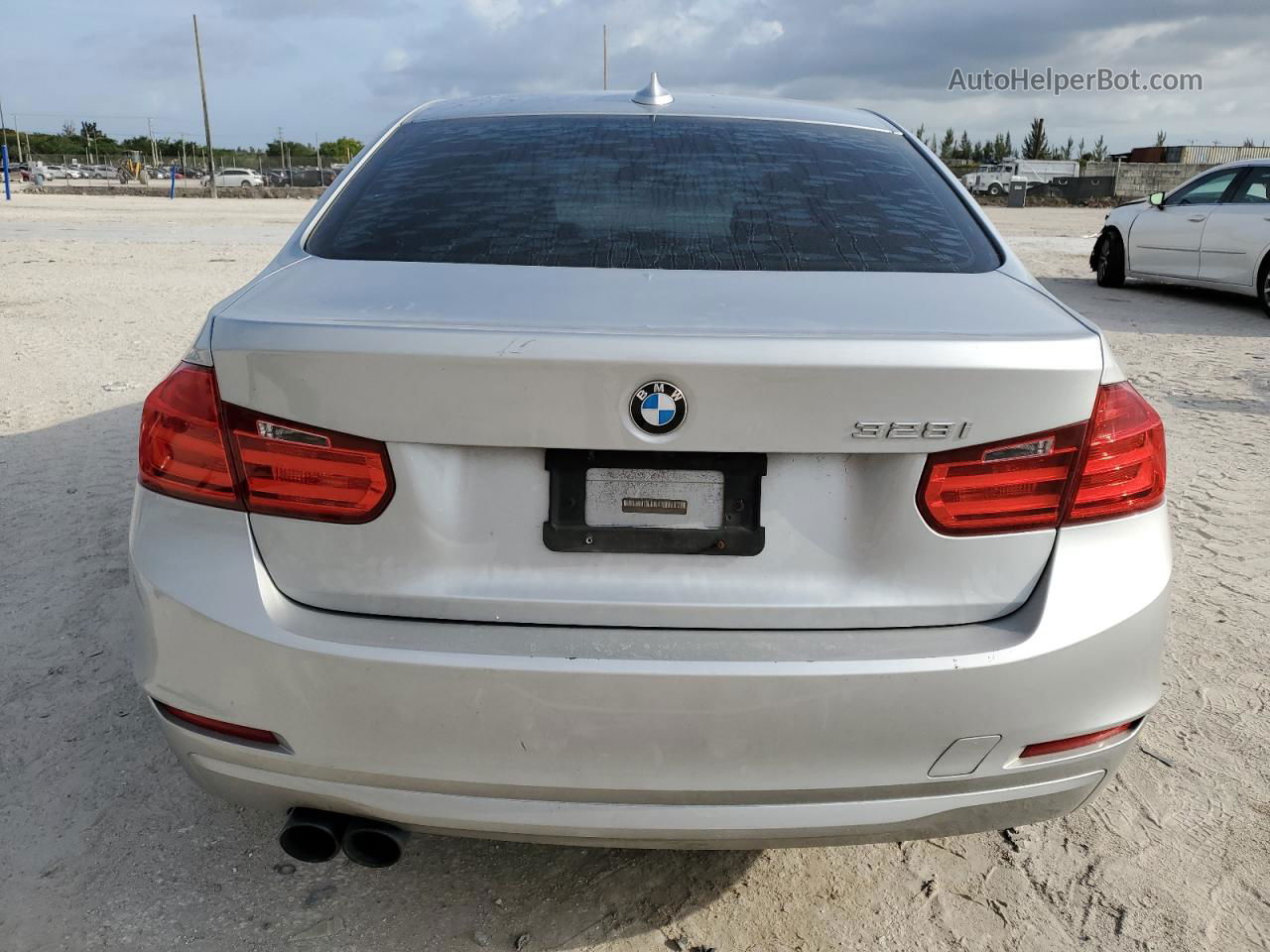 2015 Bmw 328 I Silver vin: WBA3A5G52FNS88041