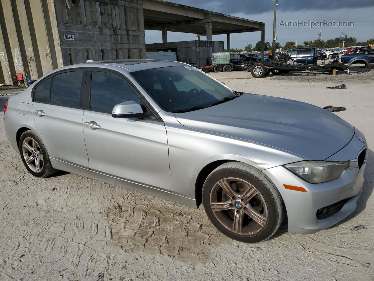 2015 Bmw 328 I Silver vin: WBA3A5G52FNS88041