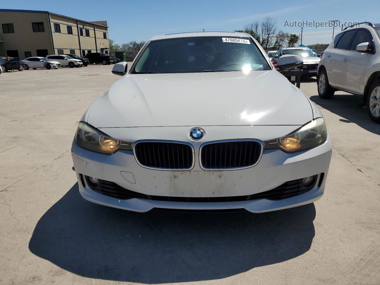 2015 Bmw 328 I White vin: WBA3A5G52FNS88959