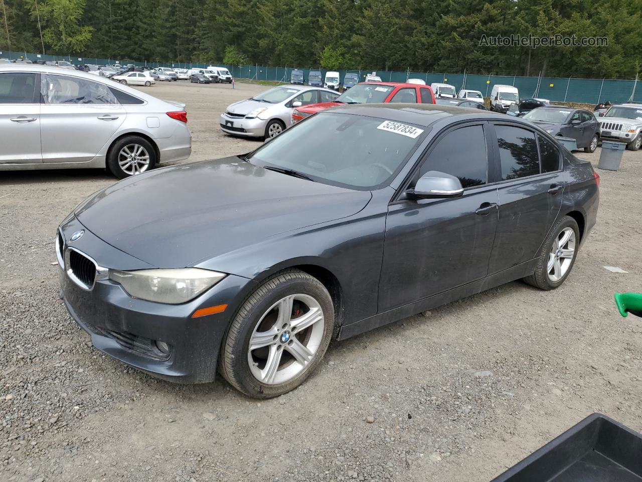 2012 Bmw 328 I Gray vin: WBA3A5G53CNP16016