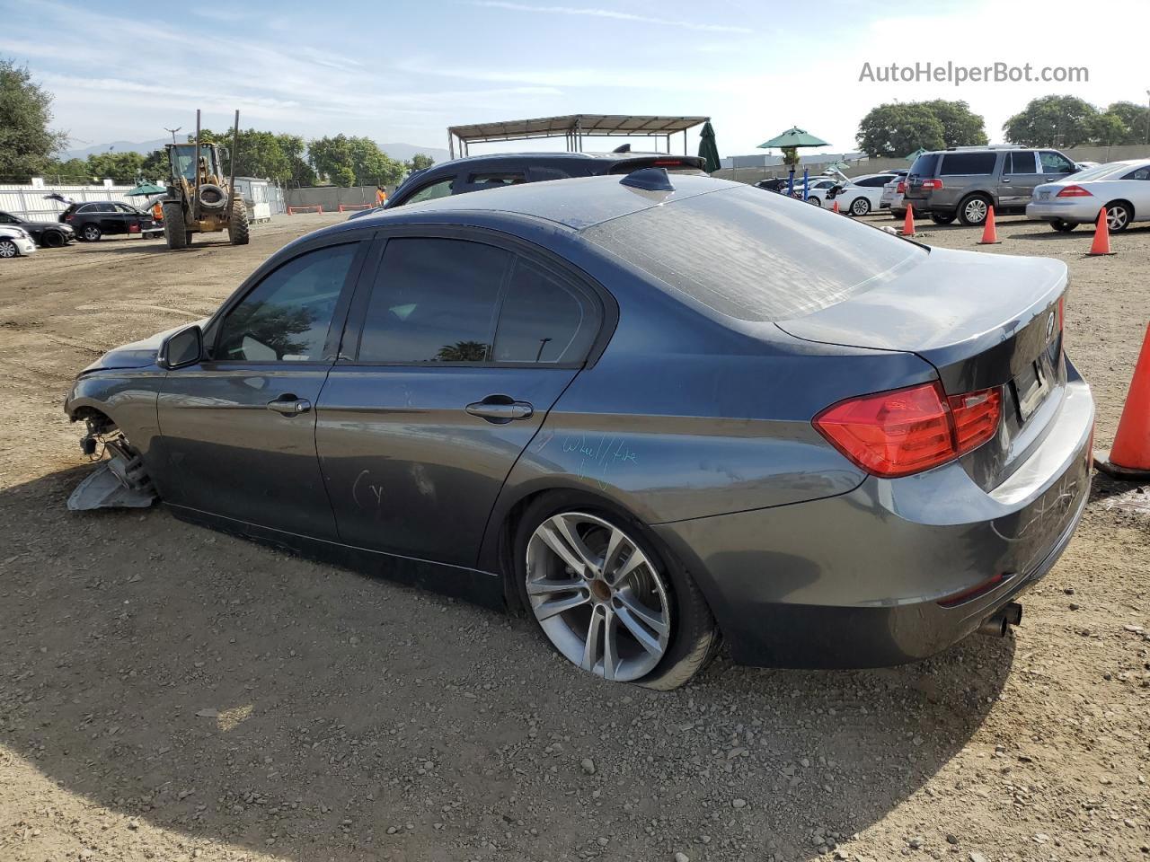 2012 Bmw 328 I Gray vin: WBA3A5G53CNP16971