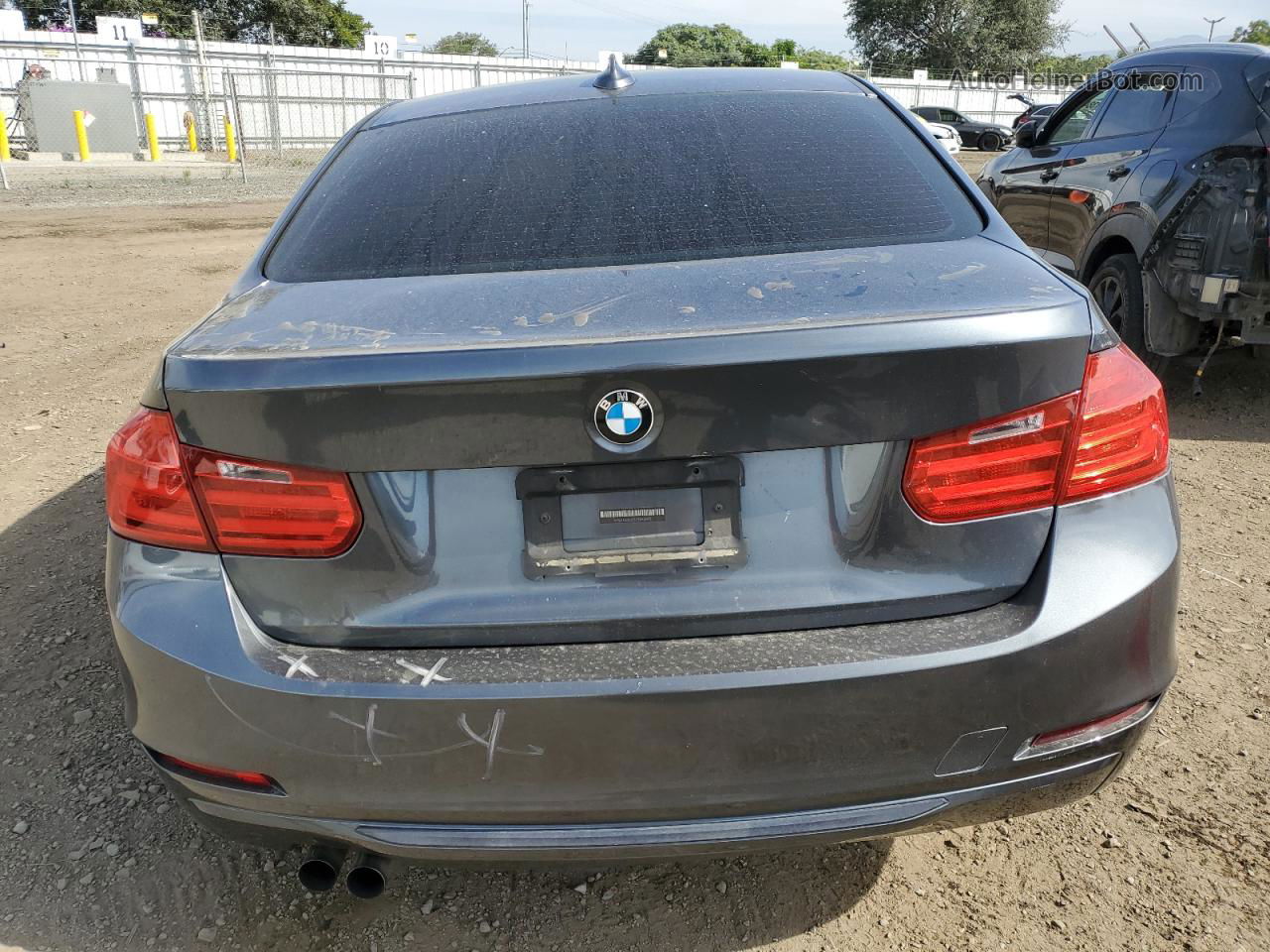 2012 Bmw 328 I Gray vin: WBA3A5G53CNP16971