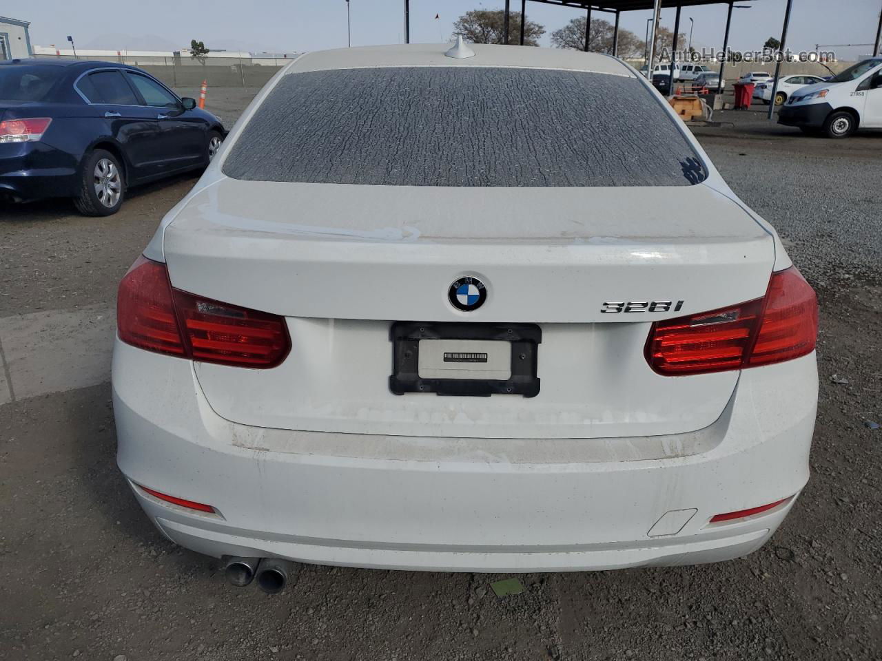 2012 Bmw 328 I White vin: WBA3A5G53CNP17666