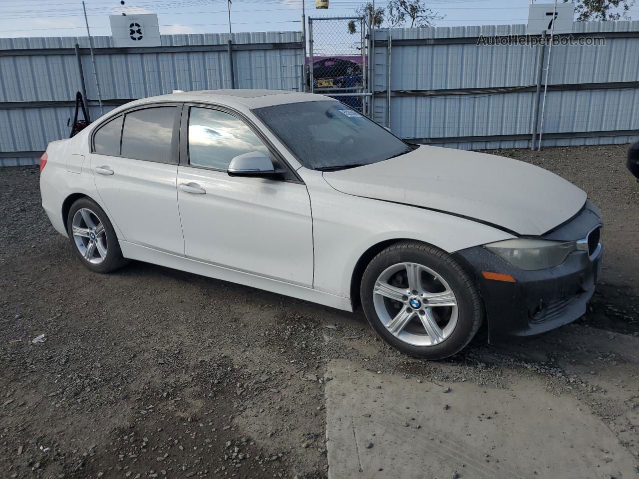 2012 Bmw 328 I White vin: WBA3A5G53CNP17666