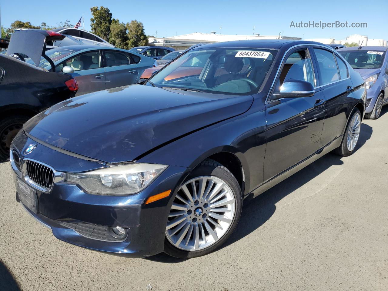 2012 Bmw 328 I Blue vin: WBA3A5G53CNP17814