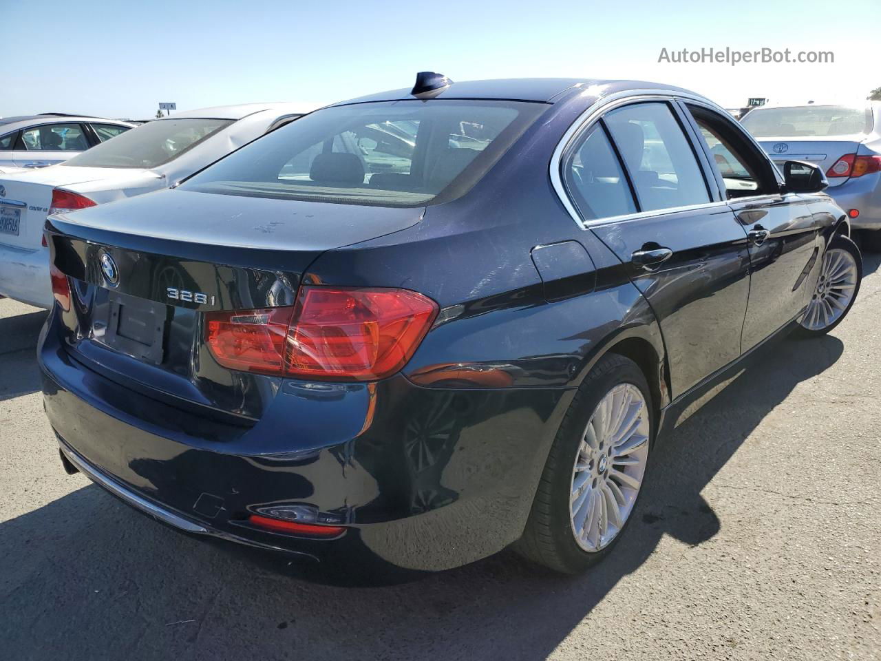 2012 Bmw 328 I Blue vin: WBA3A5G53CNP17814