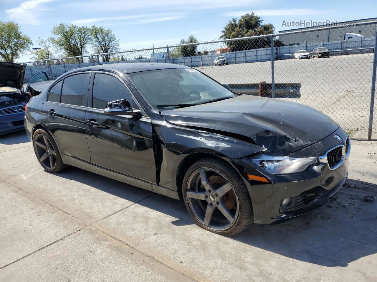 2014 Bmw 328 I Black vin: WBA3A5G53ENP27987