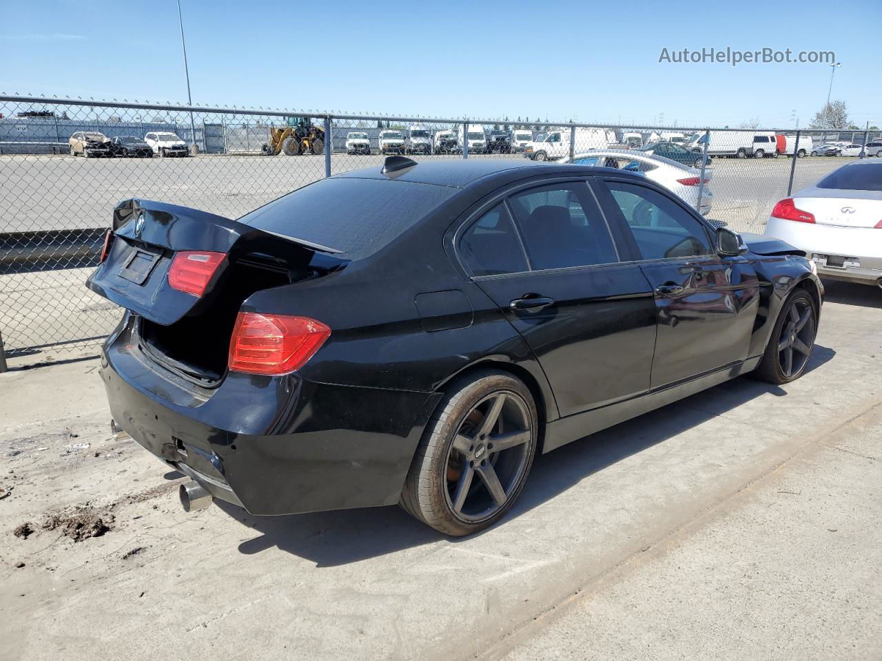 2014 Bmw 328 I Black vin: WBA3A5G53ENP27987