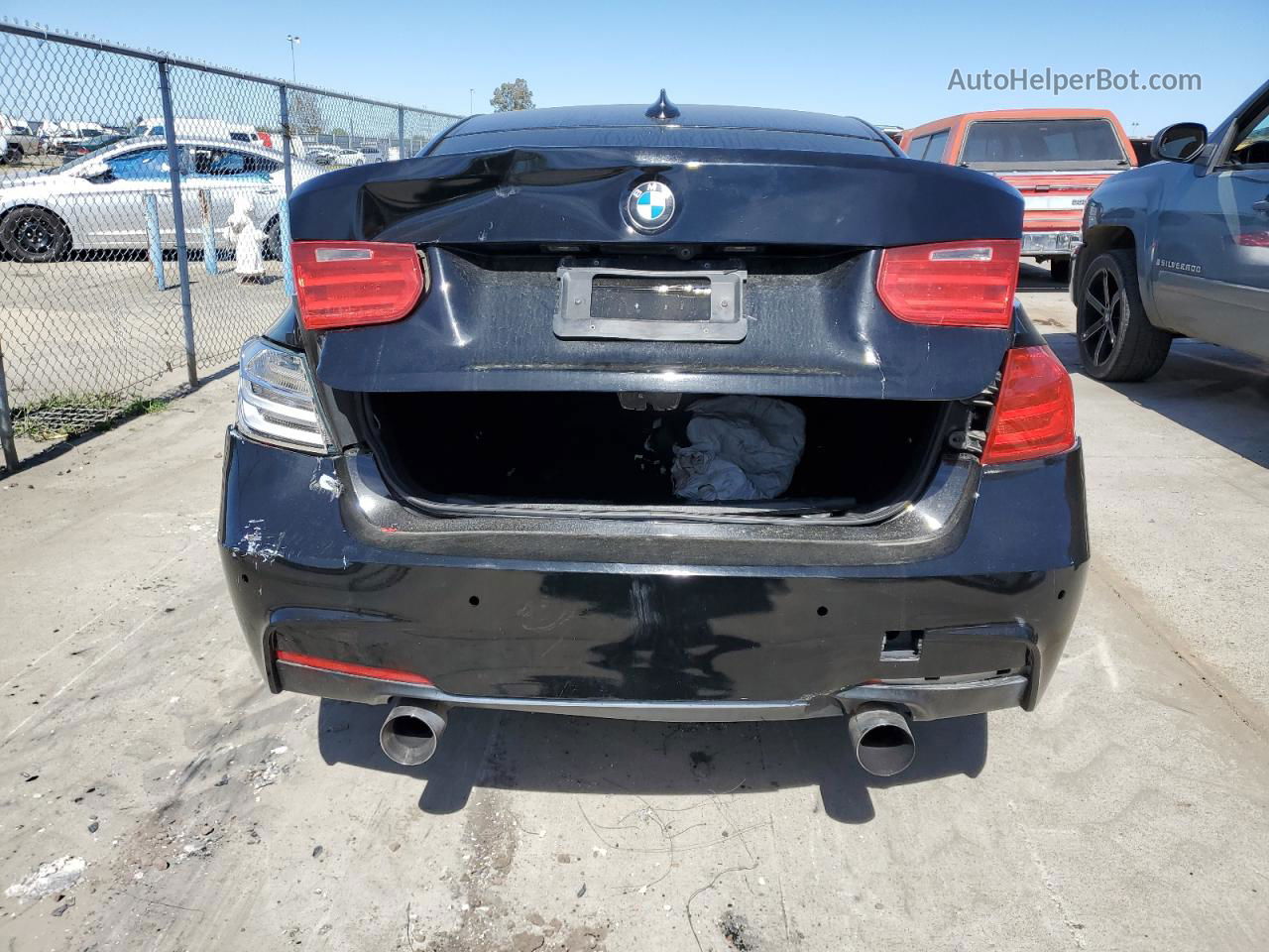 2014 Bmw 328 I Black vin: WBA3A5G53ENP27987