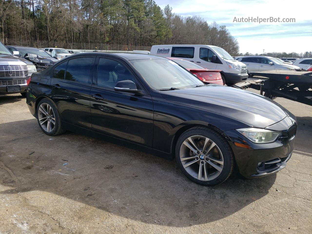 2014 Bmw 328 I Black vin: WBA3A5G53ENP28329