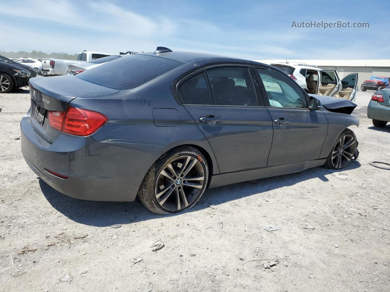 2014 Bmw 328 I Charcoal vin: WBA3A5G53ENP29514