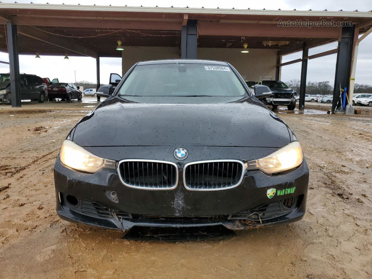 2014 Bmw 328 I Черный vin: WBA3A5G53ENP33563