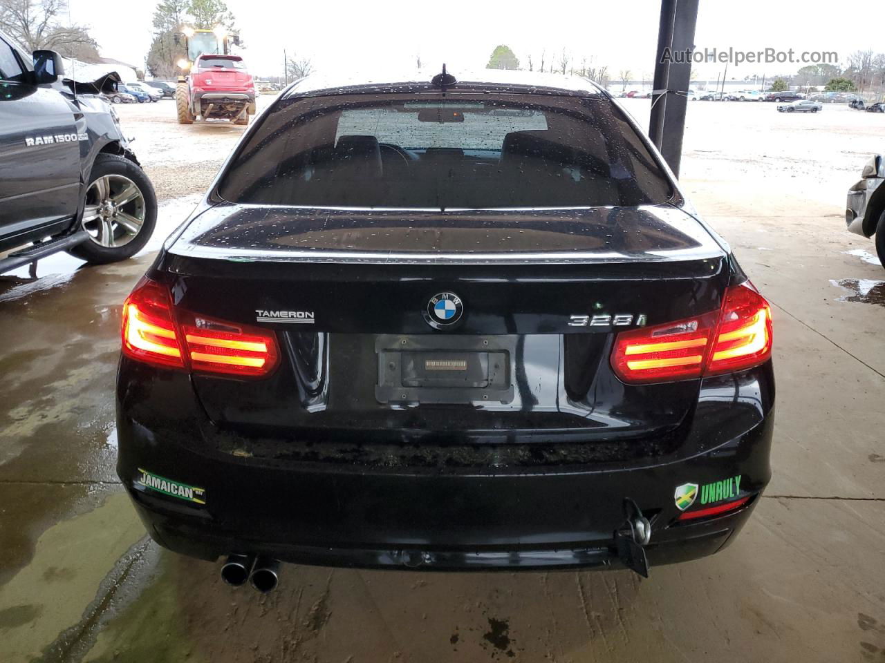 2014 Bmw 328 I Black vin: WBA3A5G53ENP33563