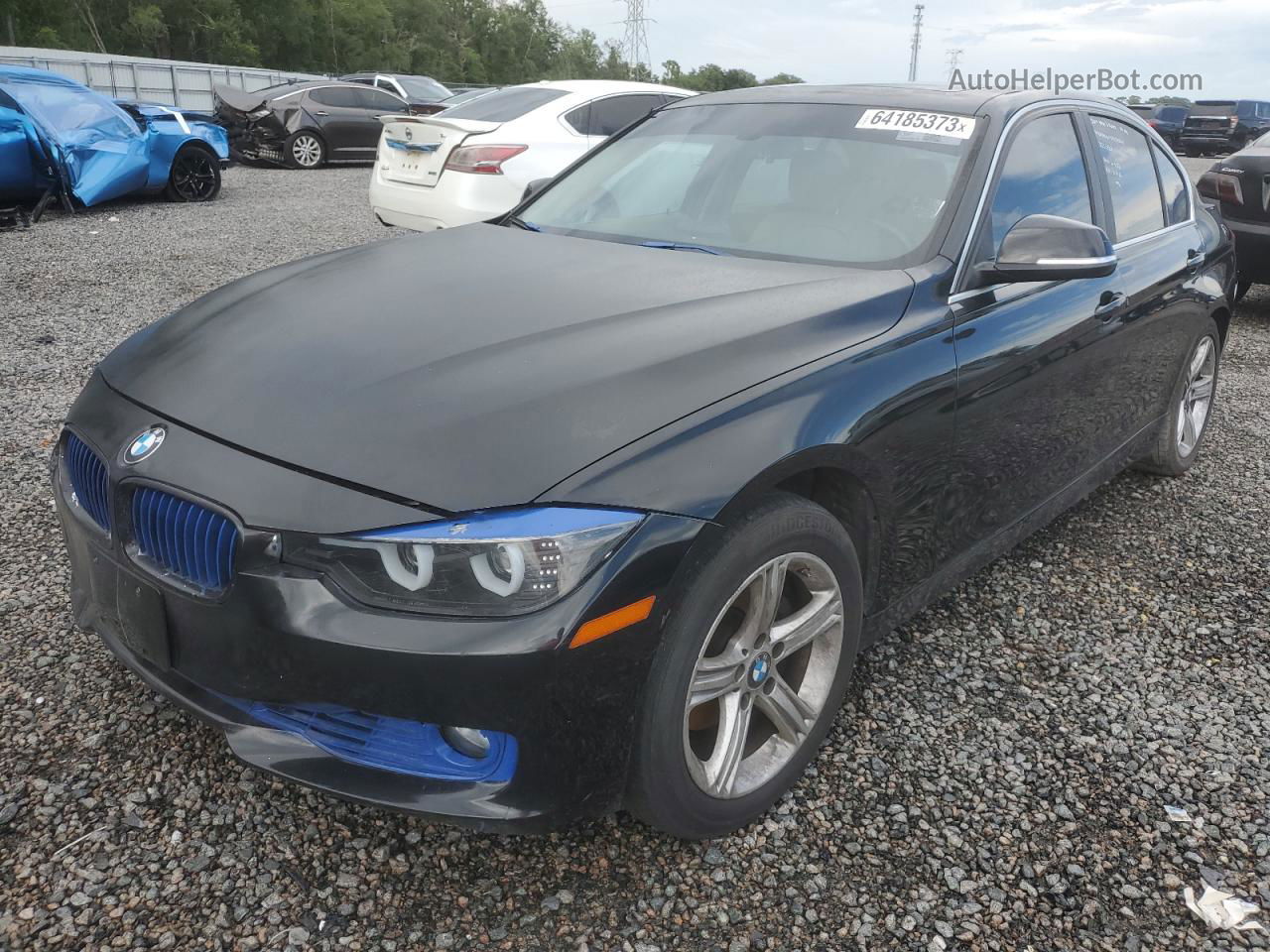 2015 Bmw 328 I Black vin: WBA3A5G53FNS82507