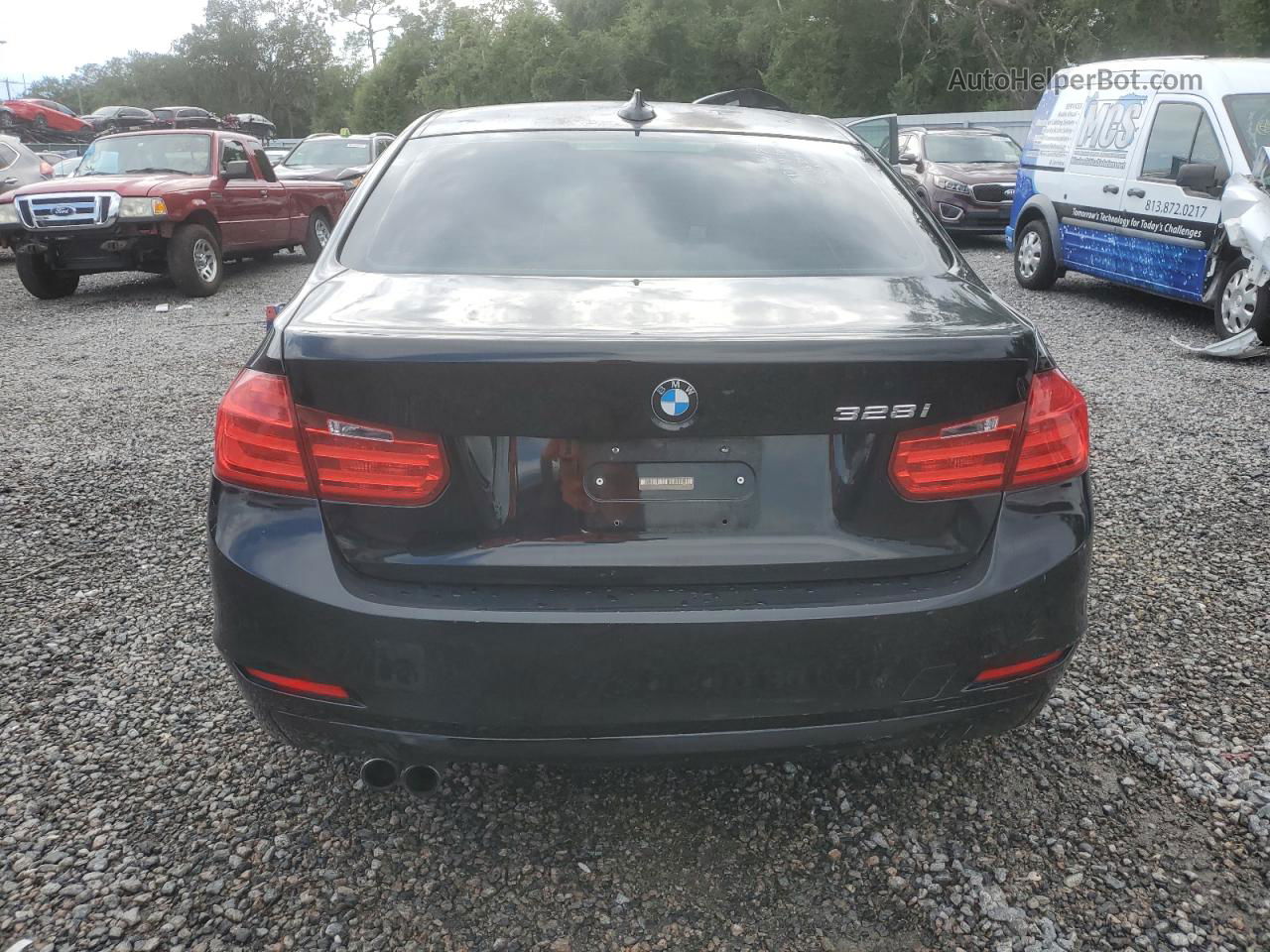 2015 Bmw 328 I Black vin: WBA3A5G53FNS82507