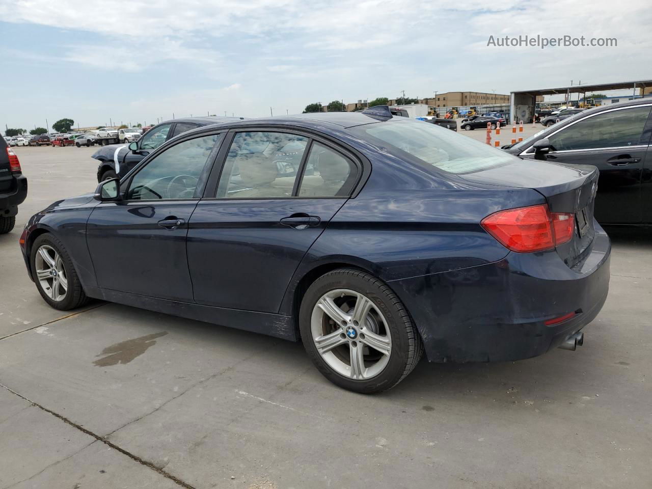 2015 Bmw 328 I Blue vin: WBA3A5G53FNS87156