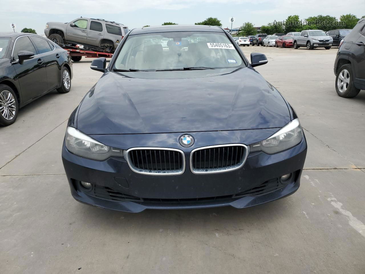 2015 Bmw 328 I Blue vin: WBA3A5G53FNS87156