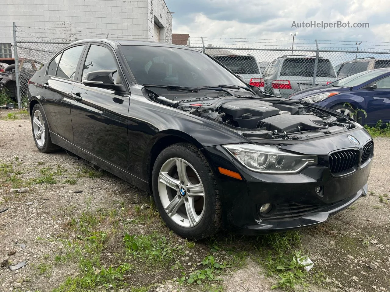 2015 Bmw 328 I Black vin: WBA3A5G53FNS88484