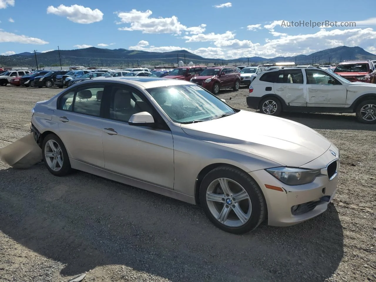 2015 Bmw 328 I Gold vin: WBA3A5G53FNS90963