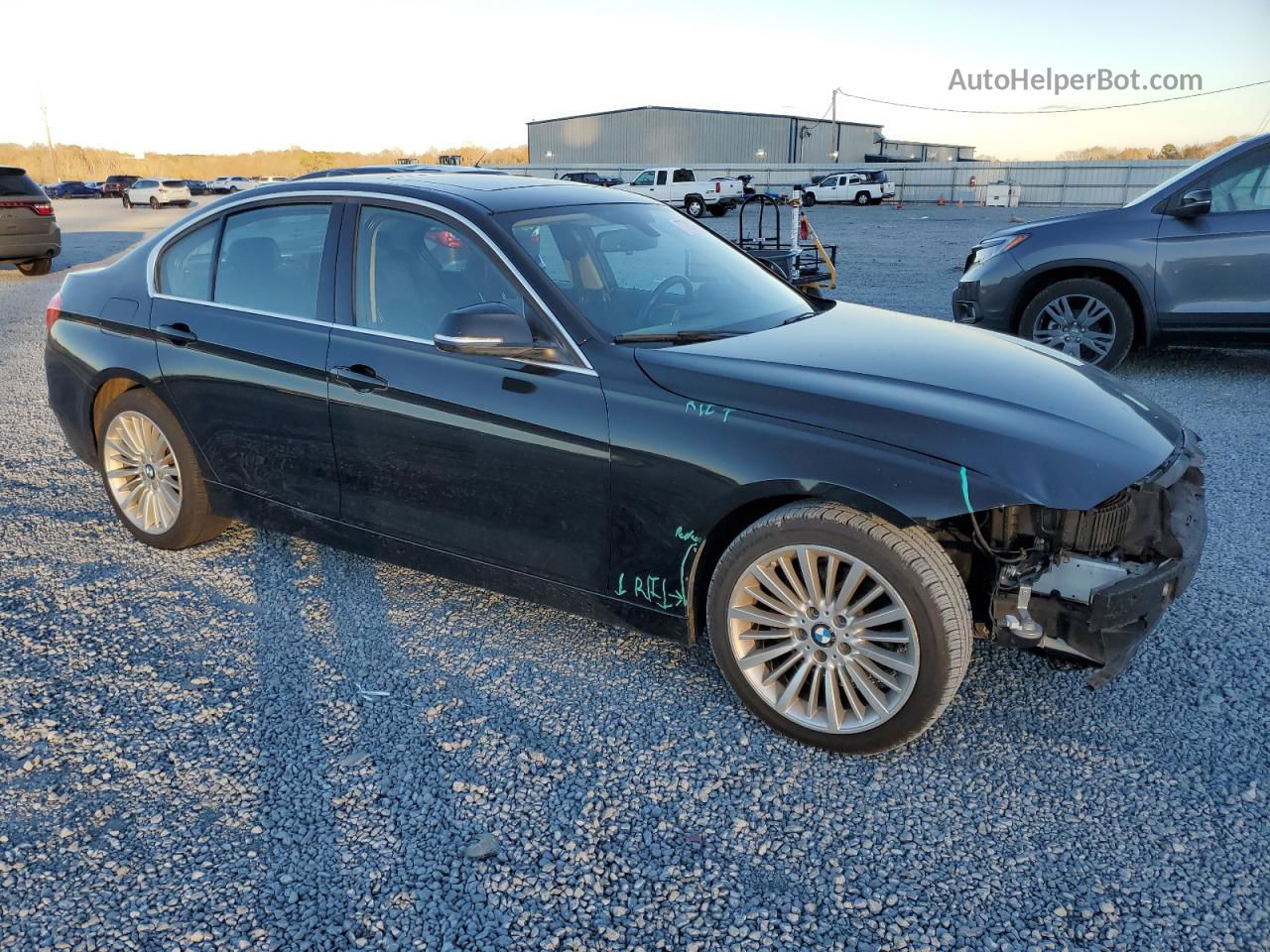 2012 Bmw 328 I Black vin: WBA3A5G54CNP15652